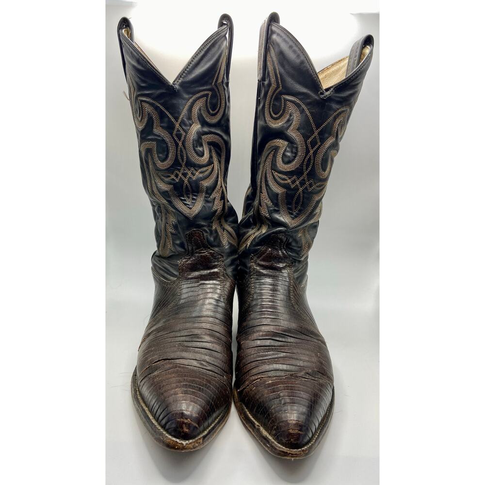 Vintage Tony Lama leather men’s western boots size 8.5 D